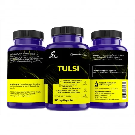 Tulsi extrakt 5% 300 mg, 60 kapslí