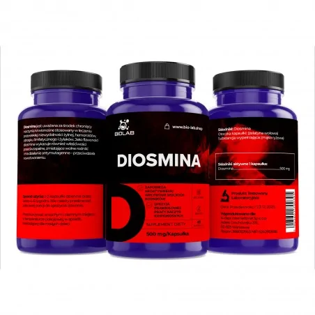 Diosmina 500 mg, 60 capsule