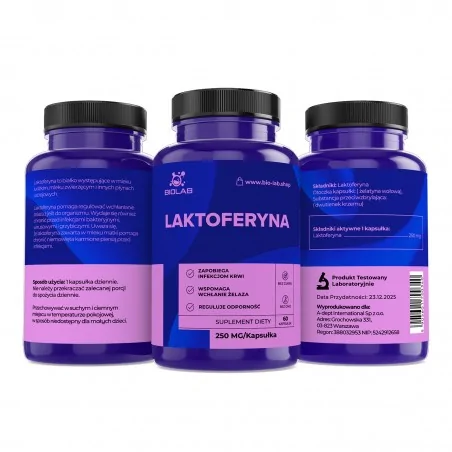 Lactoferrina 250 mg, 60 capsule