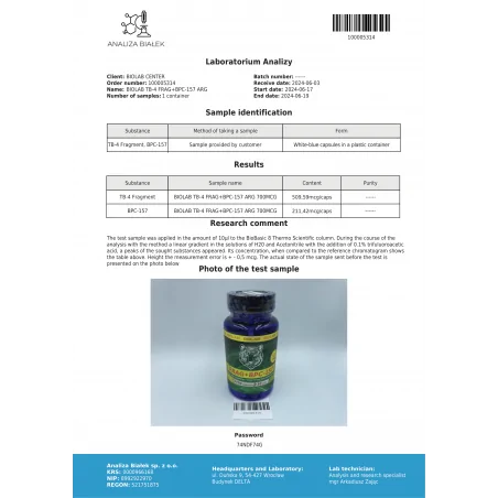 TB-4 FRAG+BPC-157 ARG 700 mcg, 30 capsule
