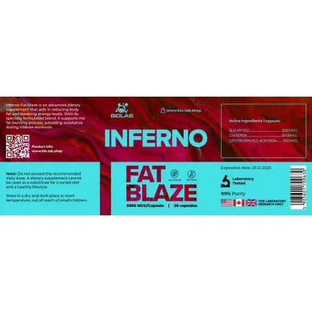 Inferno Fat Blaze (SLU-PP-332) 5300 mcg, 30 kapslí