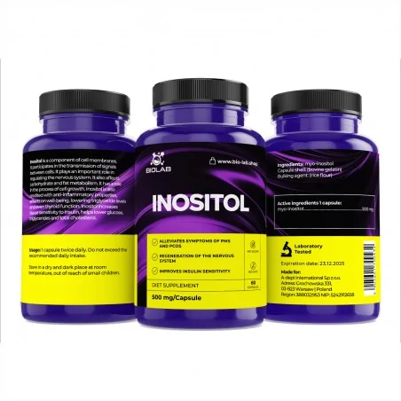 Inositol 500 mg, 60 kapslí