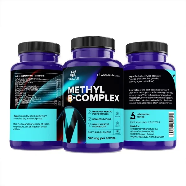 B-Complex 570 mg, 60 capsule