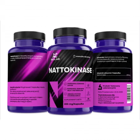 Nattokinase 200 mg, 60 kapslí