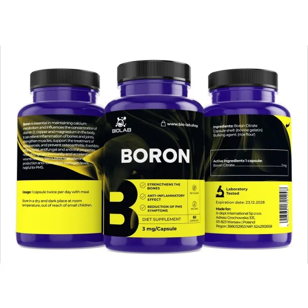 Bore 3 mg, 60 capsules