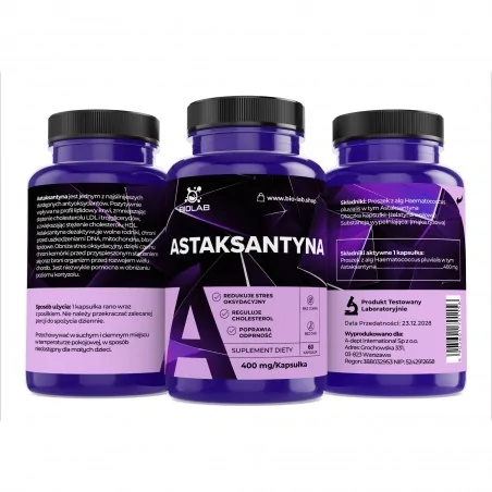 Astaxanthine 400 mg, 60 capsules