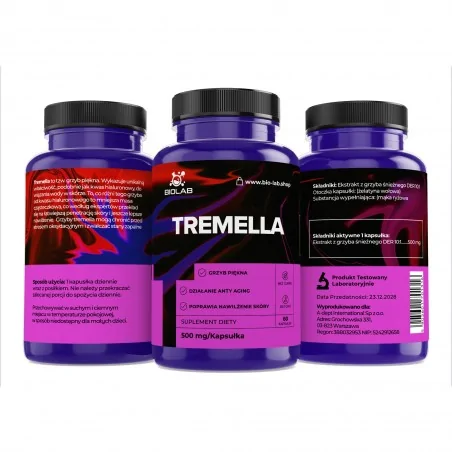 Tremella 10:1 kivonat 500 mg, 60 kapszula