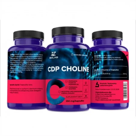 Kolin CDP 250 mg, 60 kapszula