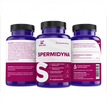 Spermidina 10 mg, 60 capsule