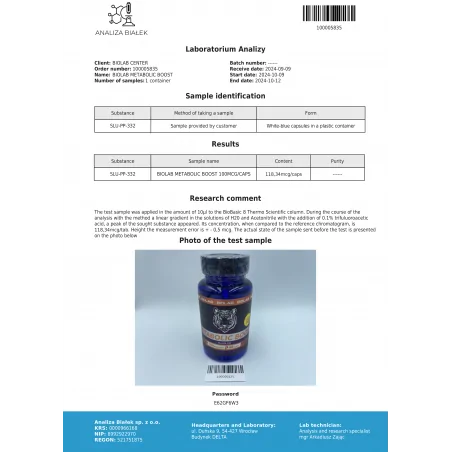Metabolic Boost (SLU-PP-332) 100 mcg, 60 kapsulas