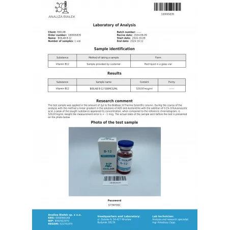 Vitamina B12 500 mcg