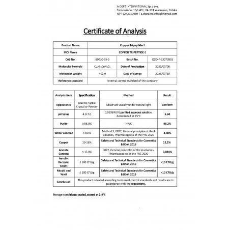 Crema peptidica per pelle mista GHK-Cu Medium 50 ml