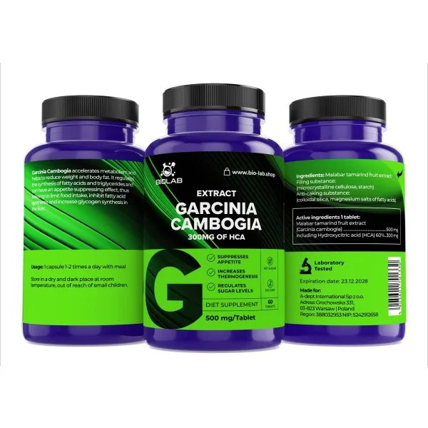 Garcinia cambogia 500 mg,...