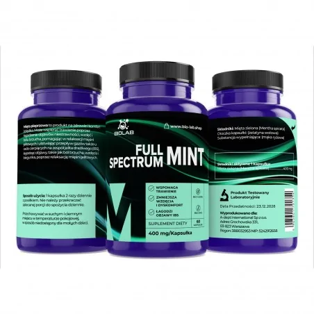 Full Spectrum Mint 400 mg, 60 kapslar
