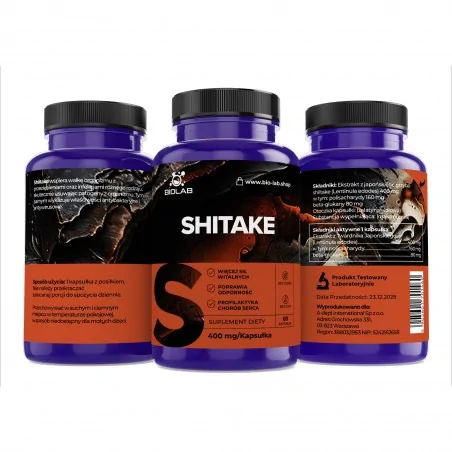 Shiitake 400 mg, 60 cápsulas