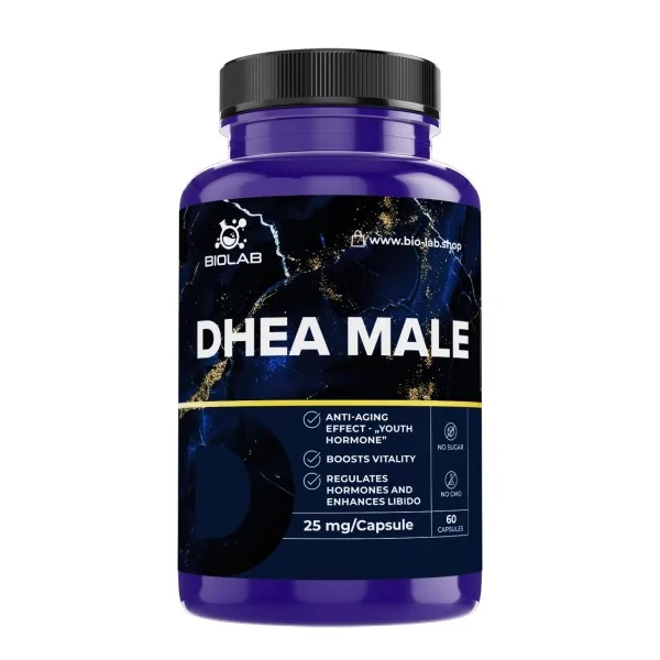 DHEA male 25 mg, 60 capsule