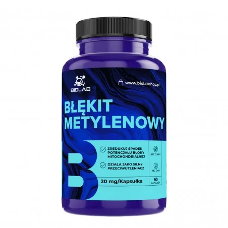 Methylenová modř 20 mg, 60 kapslí