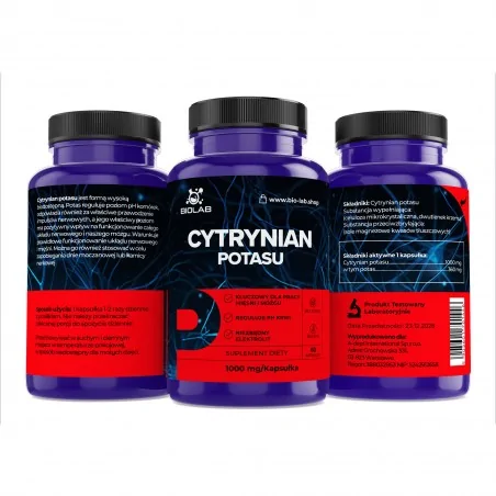 Cytrynian potasu 1000 mg, tabletki 60 szt.