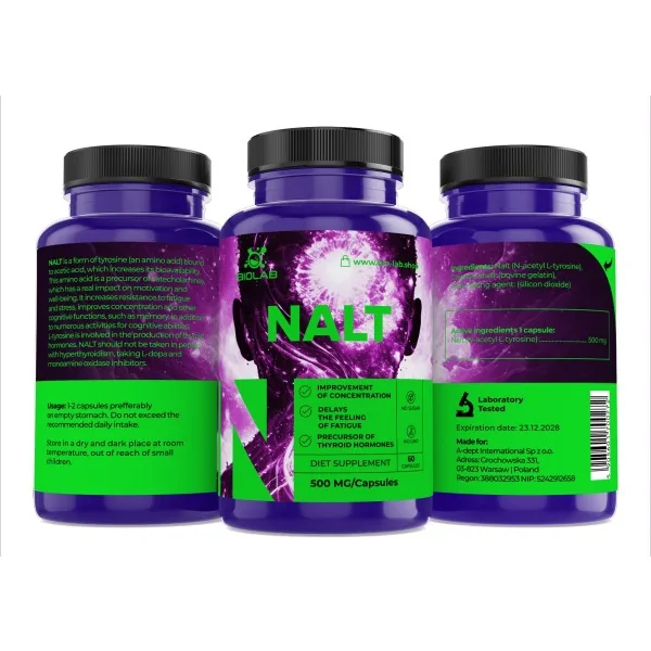 NALT 500 mg, 60 kapslí