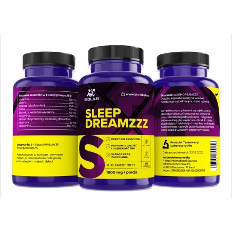 Sleep Dreamzzz 1000 mg, 60 capsule