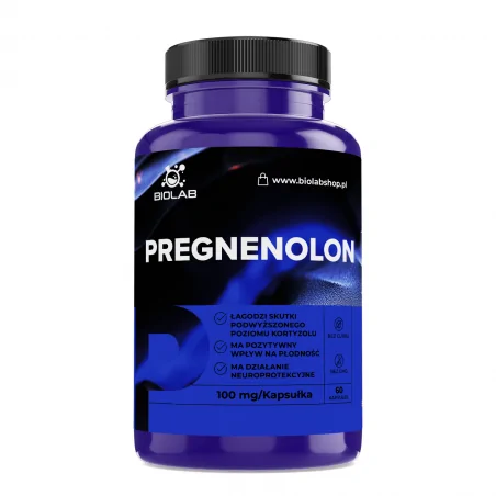 Pregnenolone 100 mg, 60 kapsulas