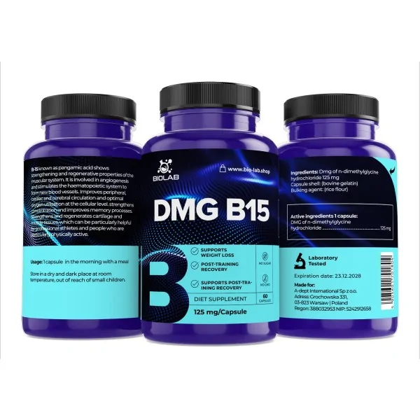 DMG B15 125 mg, 60 kapsulas