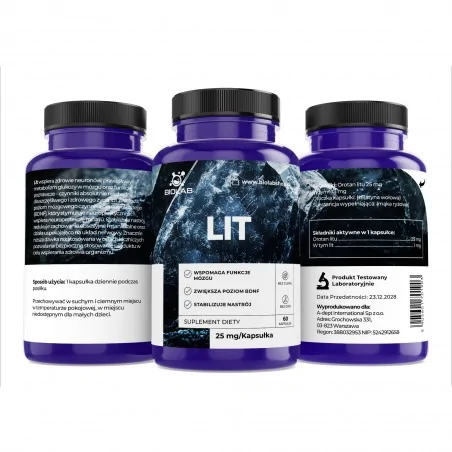 Litio 25 mg, 60 capsule