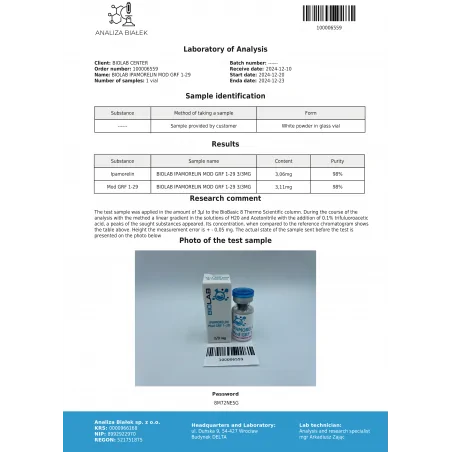 Ipamorelin + MOD GRF 1-29 mix 3/3 mg