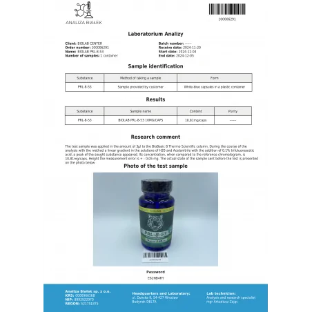 PRL-8-53 10 mg, 60 kapszula