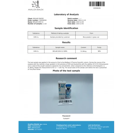 GHK-Cu Kupferpeptid 50 mg