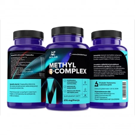 B-Complex 570 mg, 60 capsule