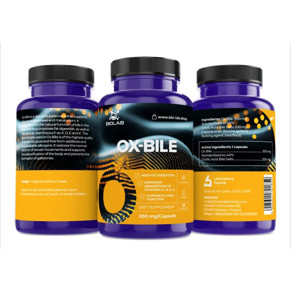 Volská žluč 500 mg, 60 kapslí