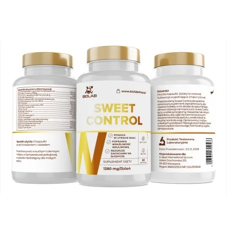 Sweet Control 1380 mg, 60 capsule