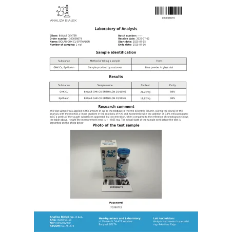GHK-Cu + amestec de epitalon 20/10 mg