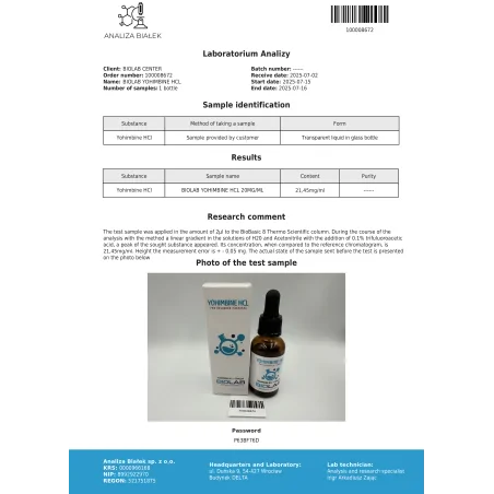 Yohimbine HCl 30 mL