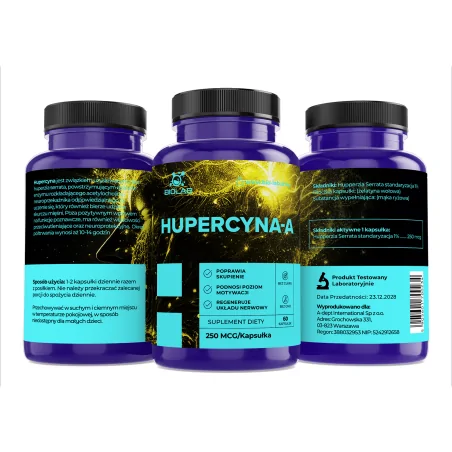 Huperzin A, 1% Standardisierung 250 mg, 60 Kapseln