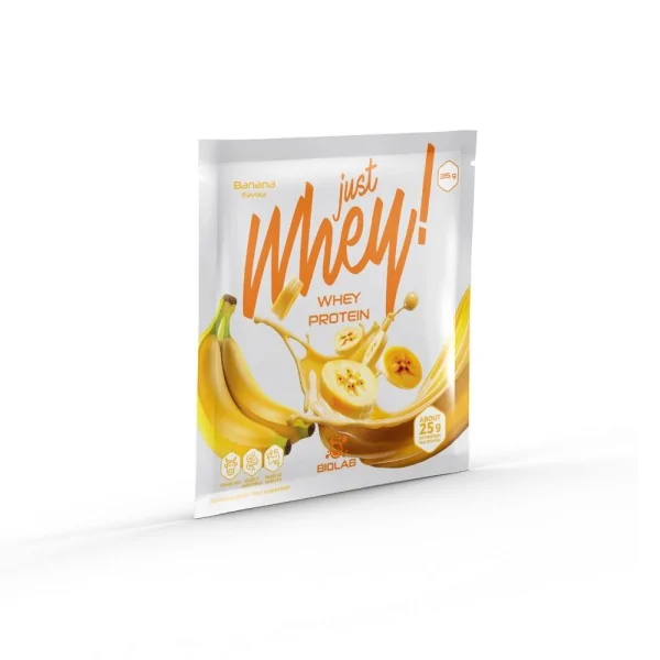 Just Whey! whey protein powder WPC, sachet 35g