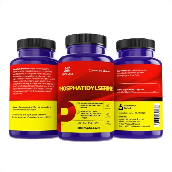 Fosfatidilserina 200 mg, 60...