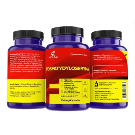 Foszfatidilszerin 200 mg, 60 kapszula