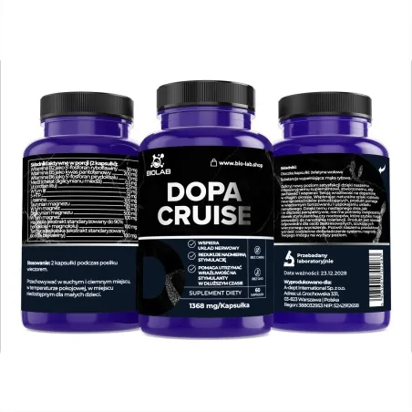 Dopa Cruise 1368 mg, 60 cápsulas