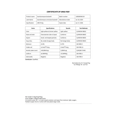 Saccharomyces boulardii 250 mg, 60 Kapseln
