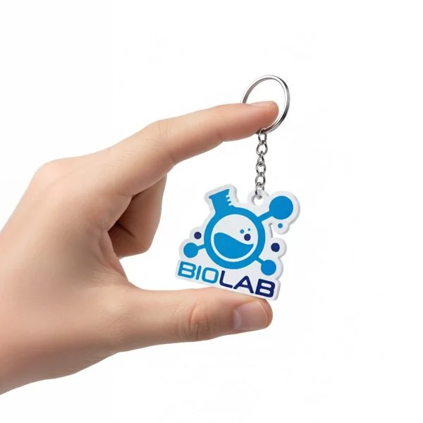 BIOLAB logós kulcstartó