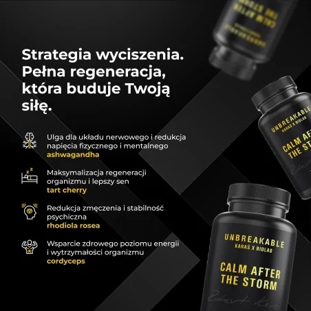 Calm After the Storm, UNBREAKABLE Karaś x Biolab, kapsulki 60 szt.
