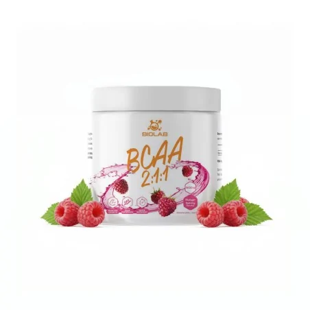 BCAA 2:1:1, complejo de aminoácidos de cadena ramificada en polvo 500g