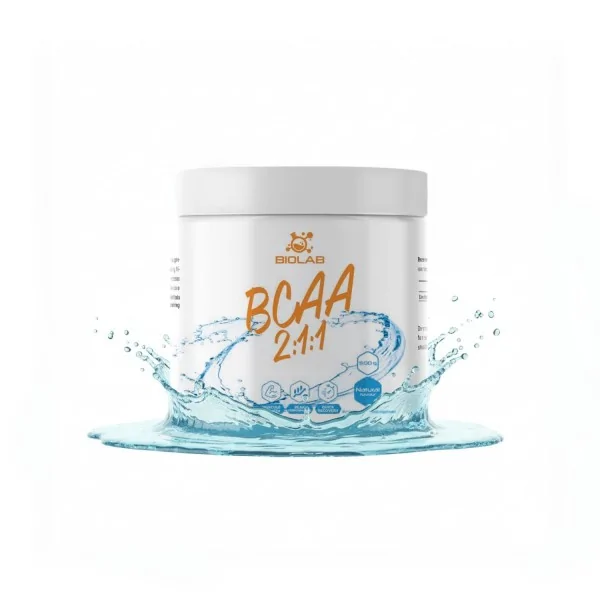 BCAA 2:1:1, complexe d'acides aminés à chaîne ramifiée en poudre 500g