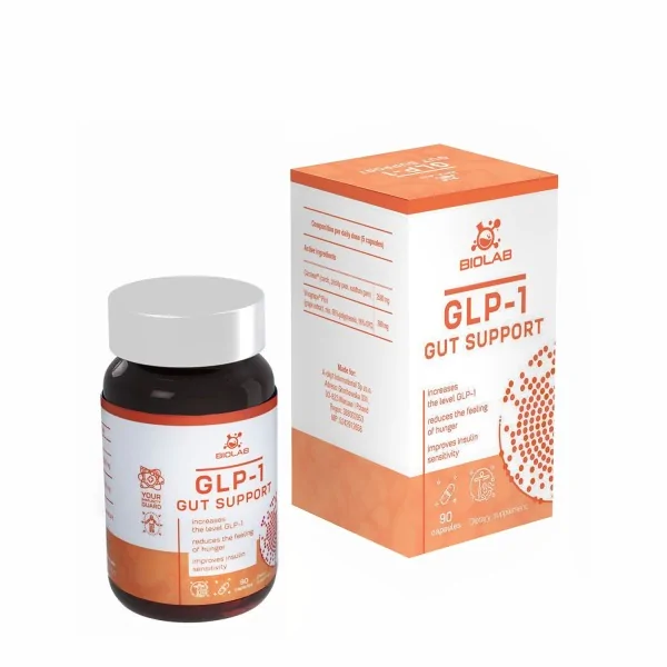 GLP-1 Gut Support, complesso Carolean™ e VinOgrape™ Plus, 90 capsule