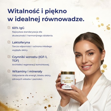 Colostrum Bovine - colostrum bydlęce 60% IgG, 50g (25 porcji)