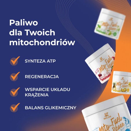 Mito-Fuel D-ryboza w proszku, 250g