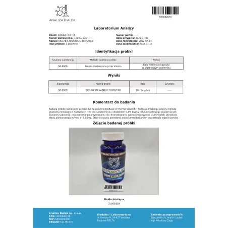 Stenabolic 10 mg, kapsułki 60 szt.