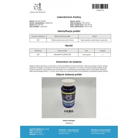 KPV 150 mcg, 60 kapslar